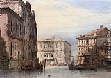 View Of The Ca Foscari on Grand Isle by William Callow
